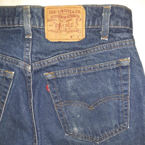 Levi's Other - Men's Levi's 505-0217 * Dark-Wash Blue Jeans * Nice, Going-out Jeans *